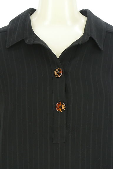 クリックで大画像表示 NARA CAMICIE(ナラカミーチェ)の古着「ストライプスキッパーブラウス(カットソー・プルオーバー)」大画像4へ