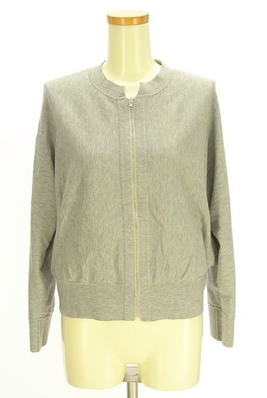 自由区（ジユウク）の古着「ニット×シフォンリバーシブルブルゾン（ブルゾン・スタジャン）」大画像５へ