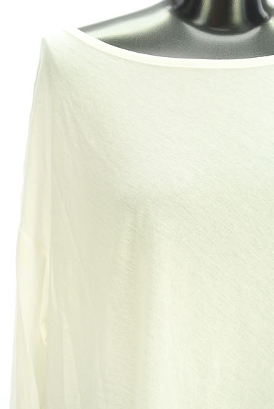 クリックで大画像表示 JEANASiS(ジーナシス)の古着「シアーカットソー(Tシャツ)」大画像4へ