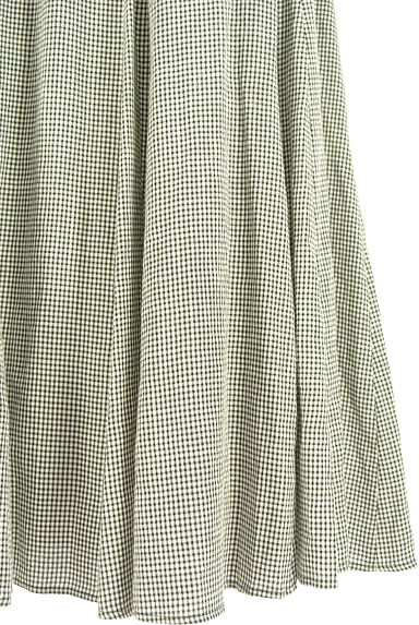 クリックで大画像表示 WILLSELECTION(ウィルセレクション)の古着「ギンガムチェック柄ロングスカート(ロングスカート・マキシスカート)」大画像5へ