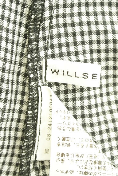 クリックで大画像表示 WILLSELECTION(ウィルセレクション)の古着「ギンガムチェック柄ロングスカート(ロングスカート・マキシスカート)」大画像6へ