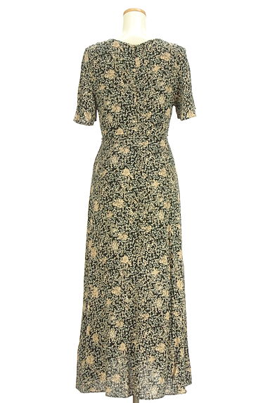 クリックで大画像表示 FRAY I.D(フレイアイディー)の古着「花柄カシュクールワンピース(ワンピース・チュニック)」大画像2へ