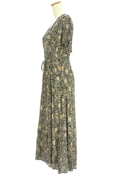 クリックで大画像表示 FRAY I.D(フレイアイディー)の古着「花柄カシュクールワンピース(ワンピース・チュニック)」大画像3へ