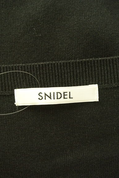Snidel（スナイデル）の古着「シフォンフリル付オフショルダーニットトップス（ニット）」大画像６へ