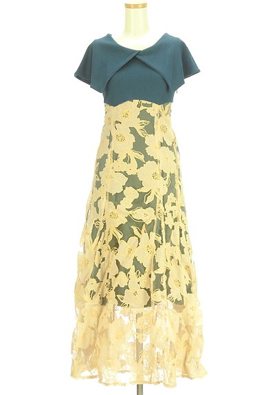クリックで大画像表示 dazzlin(ダズリン)の古着「別地切替ノースリワンピース(ワンピース・チュニック)」大画像1へ
