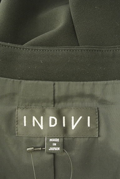 クリックで大画像表示 INDIVI(インディヴィ)の古着「ワンホックノーカラージャケット(ジャケット)」大画像6へ