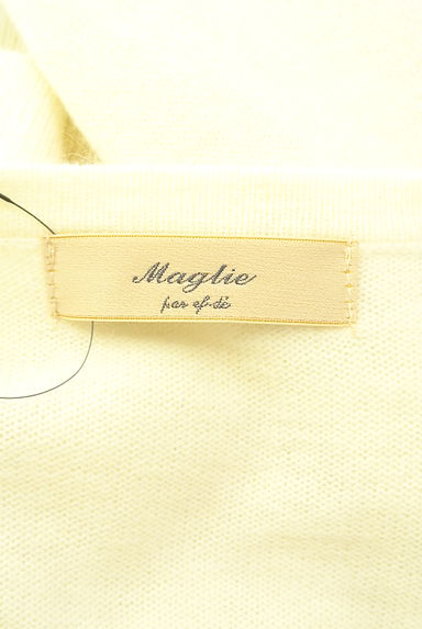 クリックで大画像表示 Maglie le cassetto(マーリエ ル カセット)の古着「Maglie par ef-de ビジュー装飾ニットカーディガン(カーディガン・ボレロ)」大画像6へ