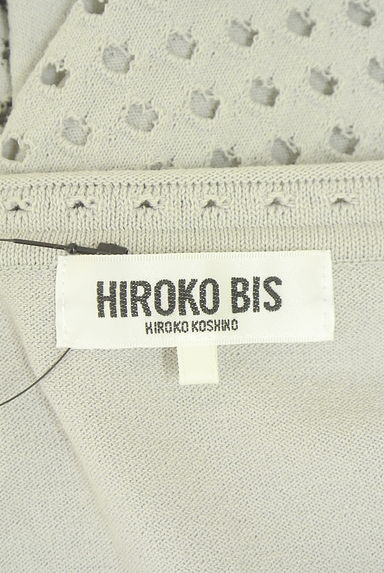 クリックで大画像表示 HIROKO BIS(ヒロコビス)の古着「7分袖メッシュニットカーディガン(カーディガン・ボレロ)」大画像6へ