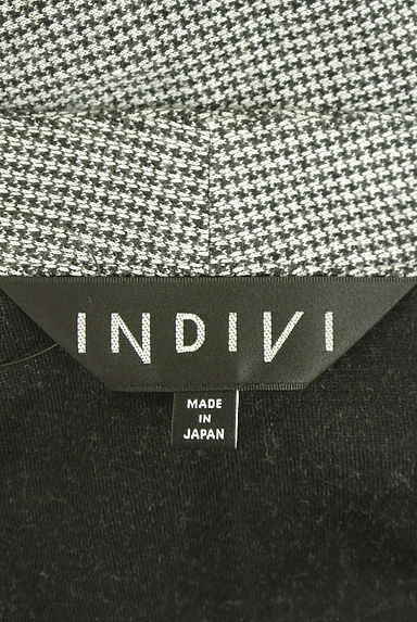 クリックで大画像表示 INDIVI(インディヴィ)の古着「ノーカラーロングコート(カーディガン・ボレロ)」大画像6へ