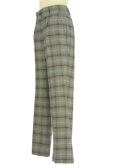 クリックで大画像表示 green label relaxing(グリーンレーベル リラクシング)の古着「チェック柄ウール混パンツ(パンツ)」大画像3へ