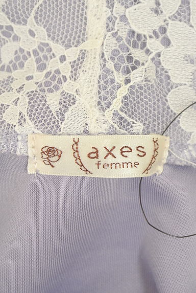 クリックで大画像表示 axes femme(アクシーズファム)の古着「レースフレアスリーブパーカー(スウェット・パーカー)」大画像6へ