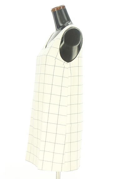 クリックで大画像表示 MERCURYDUO(マーキュリーデュオ)の古着「ウィンドウペンチェックミニワンピース(ワンピース・チュニック)」大画像3へ