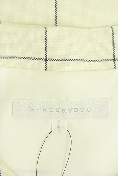 クリックで大画像表示 MERCURYDUO(マーキュリーデュオ)の古着「ウィンドウペンチェックミニワンピース(ワンピース・チュニック)」大画像6へ