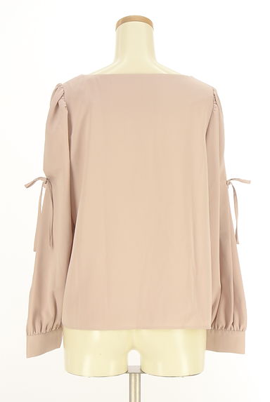 クリックで大画像表示 PROPORTION BODY DRESSING(プロポーションボディドレッシング)の古着「リボン付きボリューム袖ブラウス(カットソー・プルオーバー)」大画像2へ