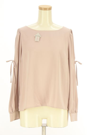 クリックで大画像表示 PROPORTION BODY DRESSING(プロポーションボディドレッシング)の古着「リボン付きボリューム袖ブラウス(カットソー・プルオーバー)」大画像4へ