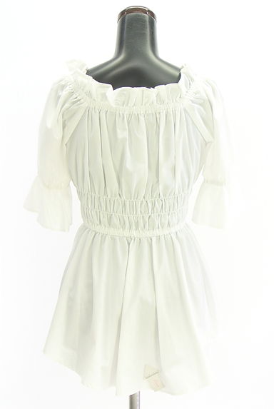クリックで大画像表示 PROPORTION BODY DRESSING(プロポーションボディドレッシング)の古着「パフスリフレアブラウス(カットソー・プルオーバー)」大画像4へ