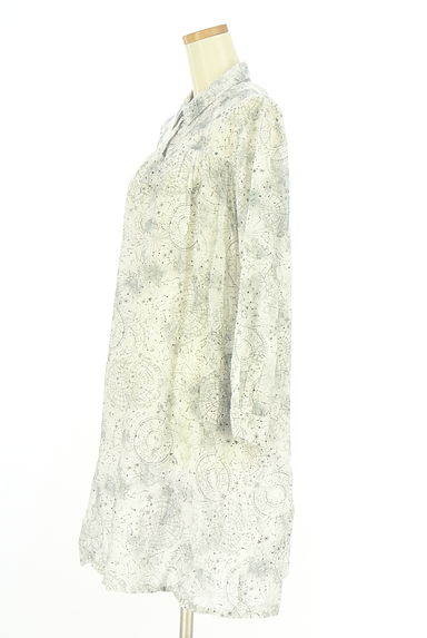 TABASA（タバサ）の古着「tabasa voyage 膝丈シアーシャツワンピ（ワンピース・チュニック）」大画像３へ