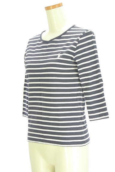 クリックで大画像表示 POLO RALPH LAUREN(ポロラルフローレン)の古着「Ralph Lauren 7分袖ボーダーT(Tシャツ)」大画像3へ