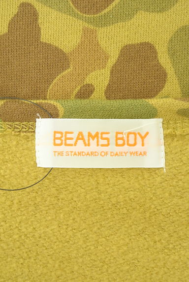 クリックで大画像表示 BEAMS Women's(ビームス ウーマン)の古着「BEAMS BOY 裏起毛迷彩チュニック(ワンピース・チュニック)」大画像6へ