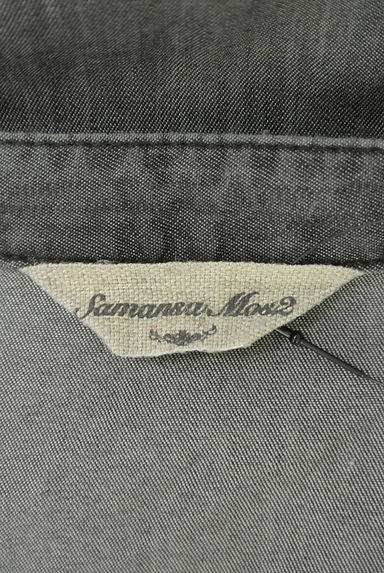 クリックで大画像表示 Samansa Mos2(サマンサモスモス)の古着「ティアードロングシャツワンピース(ワンピース・チュニック)」大画像6へ