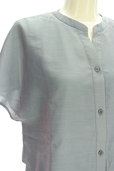 クリックで大画像表示 INDIVI(インディヴィ)の古着「レイヤード風スキッパーブラウス(ブラウス)」大画像4へ