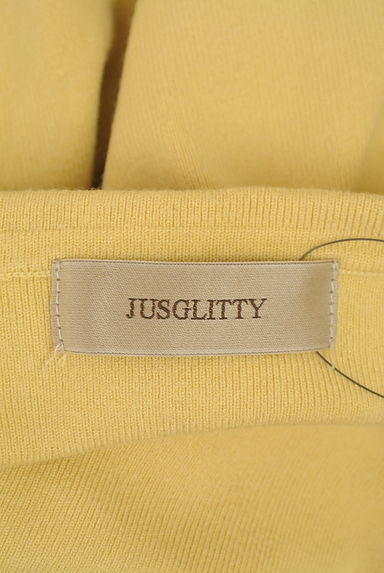 クリックで大画像表示 JUSGLITTY(ジャスグリッティー)の古着「アシメ襟ハイゲージニット(ニット)」大画像6へ
