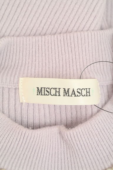 クリックで大画像表示 MISCH MASCH(ミッシュマッシュ)の古着「パール付きモックネックリブニット(ニット)」大画像6へ