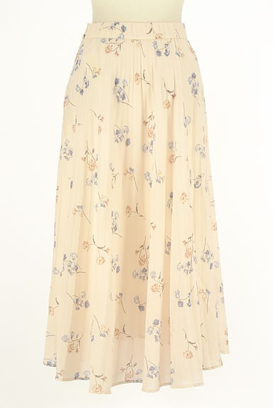 クリックで大画像表示 LAISSE PASSE(レッセパッセ)の古着「花柄シフォンロングスカート(ロングスカート・マキシスカート)」大画像2へ