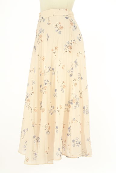 クリックで大画像表示 LAISSE PASSE(レッセパッセ)の古着「花柄シフォンロングスカート(ロングスカート・マキシスカート)」大画像3へ