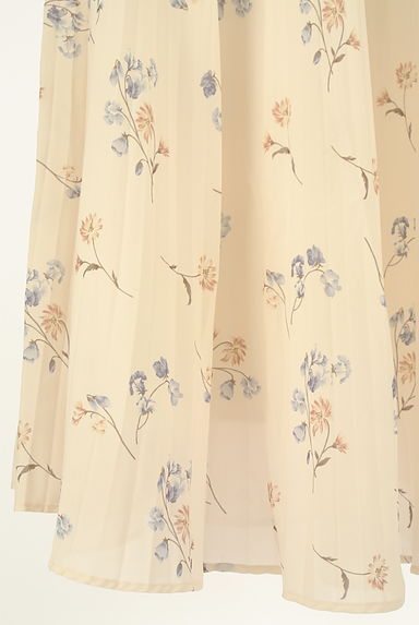 クリックで大画像表示 LAISSE PASSE(レッセパッセ)の古着「花柄シフォンロングスカート(ロングスカート・マキシスカート)」大画像4へ