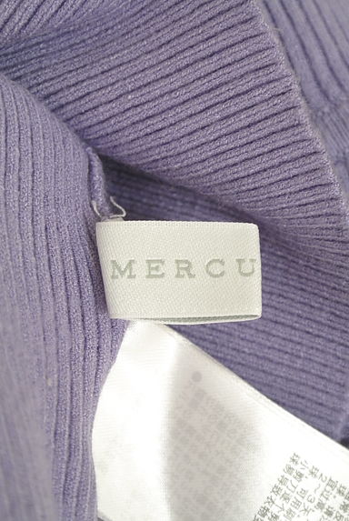 クリックで大画像表示 MERCURYDUO(マーキュリーデュオ)の古着「レイヤード風オープンショルダーニット(ニット)」大画像6へ