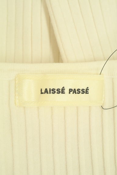 クリックで大画像表示 LAISSE PASSE(レッセパッセ)の古着「花刺しゅうラグランリブニット(ニット)」大画像6へ
