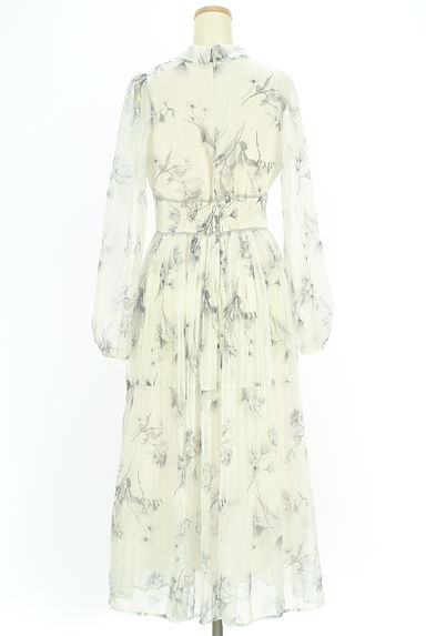 クリックで大画像表示 MERCURYDUO(マーキュリーデュオ)の古着「花柄シフォンワンピース(ワンピース・チュニック)」大画像2へ
