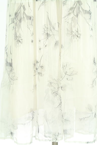 クリックで大画像表示 MERCURYDUO(マーキュリーデュオ)の古着「花柄シフォンワンピース(ワンピース・チュニック)」大画像5へ