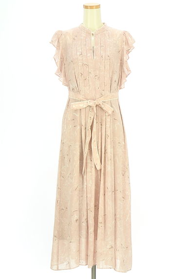 クリックで大画像表示 Snidel(スナイデル)の古着「キーネック花柄シフォンワンピース(ワンピース・チュニック)」大画像1へ