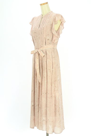 クリックで大画像表示 Snidel(スナイデル)の古着「キーネック花柄シフォンワンピース(ワンピース・チュニック)」大画像3へ
