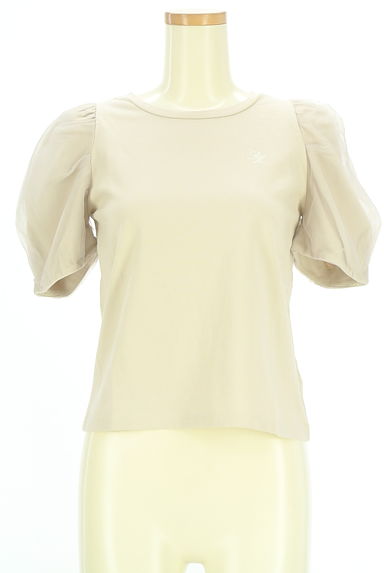 クリックで大画像表示 dazzlin(ダズリン)の古着「チュールパフスリーブTシャツ(Tシャツ)」大画像1へ