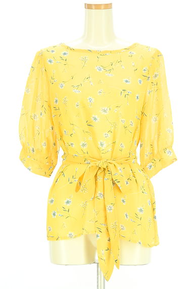 クリックで大画像表示 URBAN RESEARCH(アーバンリサーチ)の古着「items URBAN RESEARCH 花柄シフォンカットソー(カットソー・プルオーバー)」大画像1へ