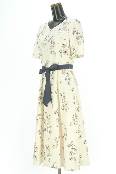 クリックで大画像表示 LAISSE PASSE(レッセパッセ)の古着「パフスリーブ花柄ワンピース(ワンピース・チュニック)」大画像3へ