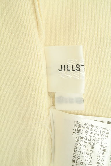 クリックで大画像表示 JILL by JILLSTUART(ジルバイジルスチュアート)の古着「メロウフリルパイピングノースリニットトップス(ニット)」大画像6へ