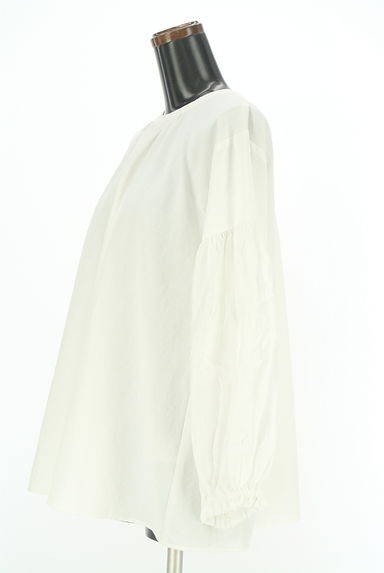 クリックで大画像表示 BARNEYS NEWYORK(バーニーズニューヨーク)の古着「ストライプシアー袖ブラウス(ブラウス)」大画像3へ