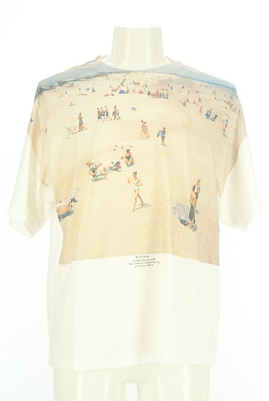 クリックで大画像表示 JANE SMITH(ジェーンスミス)の古着「Ron Hermanコラボ ビーチプリントTシャツ(Tシャツ)」大画像1へ