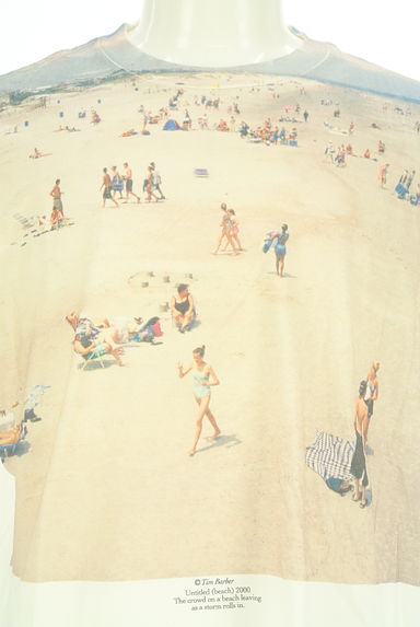 クリックで大画像表示 JANE SMITH(ジェーンスミス)の古着「Ron Hermanコラボ ビーチプリントTシャツ(Tシャツ)」大画像4へ
