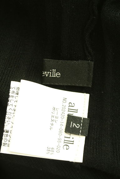 クリックで大画像表示 allureville(アルアバイル)の古着「アシメロングニットワンピース(ワンピース・チュニック)」大画像6へ