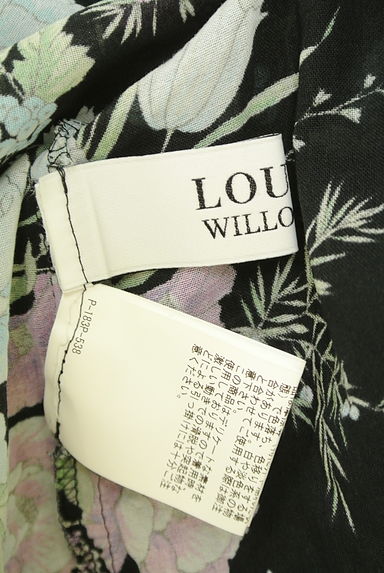 クリックで大画像表示 Loulou Willoughby(ルルウィルビー)の古着「タイ付き花柄ノースリブラウス(ブラウス)」大画像6へ