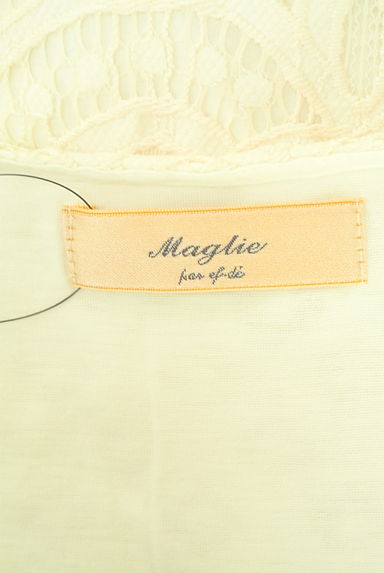 Maglie le cassetto（マーリエ ル カセット）の古着「Maglie par ef-de リボン付きノースリレースカットソー（カットソー・プルオーバー）」大画像６へ