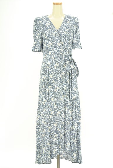 Snidel（スナイデル）の古着「花柄カシュクールロングワンピース（ワンピース・チュニック）」大画像１へ