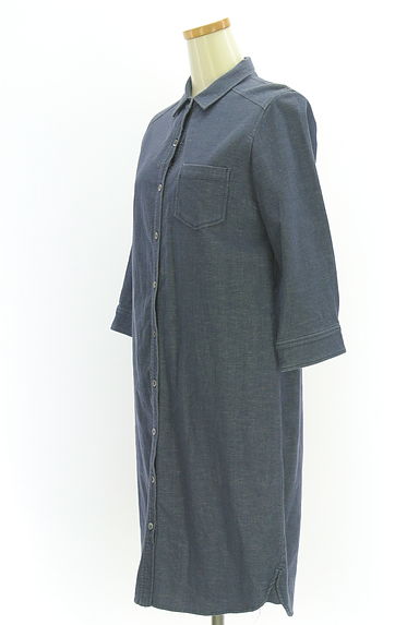 Stola.（ストラ）の古着「7分袖膝丈シャツワンピース（ワンピース・チュニック）」大画像３へ