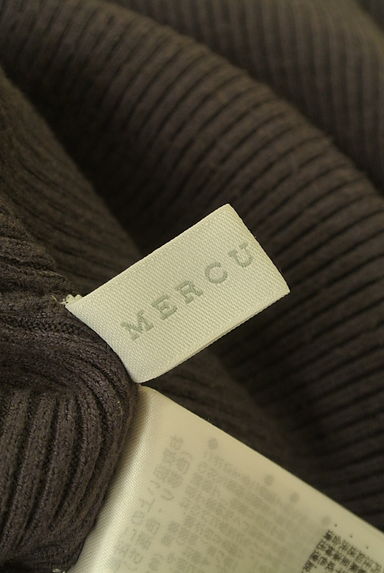MERCURYDUO（マーキュリーデュオ）の古着「オフショルダーニットワンピース（ワンピース・チュニック）」大画像６へ