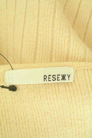 RESEXXY（リゼクシー）の古着「カシュクールリブニットトップス（ニット）」大画像６へ